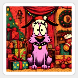 Festive Cartoon Extravaganza: Unique Animated Delights for a Merry Christmas! Magnet